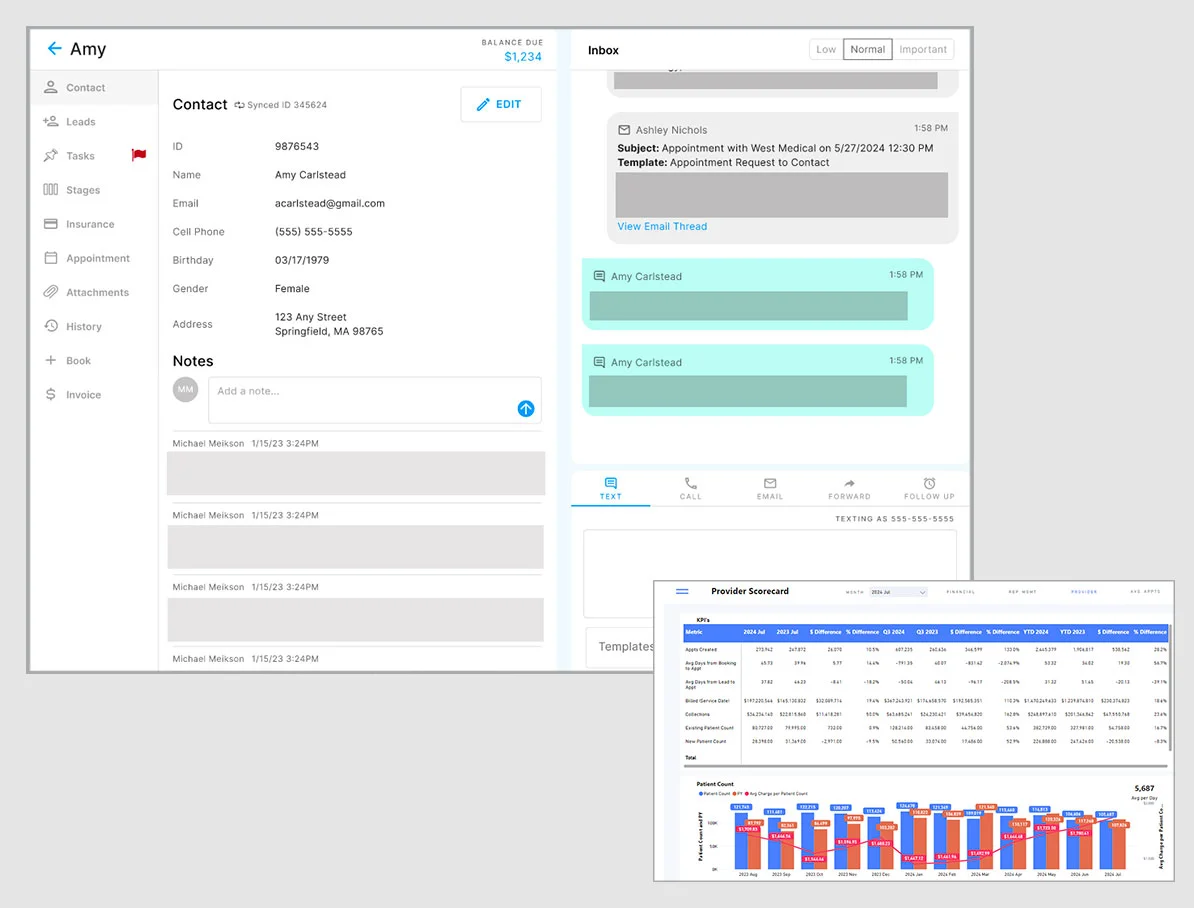 Streamline your entire organization with OUR healthcare CRM